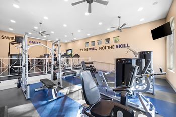 24-Hour fitness center with fitness on-demand